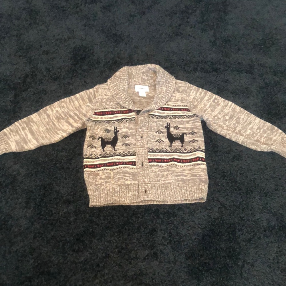 Old Navy Llama Shawl Collar Cardigan